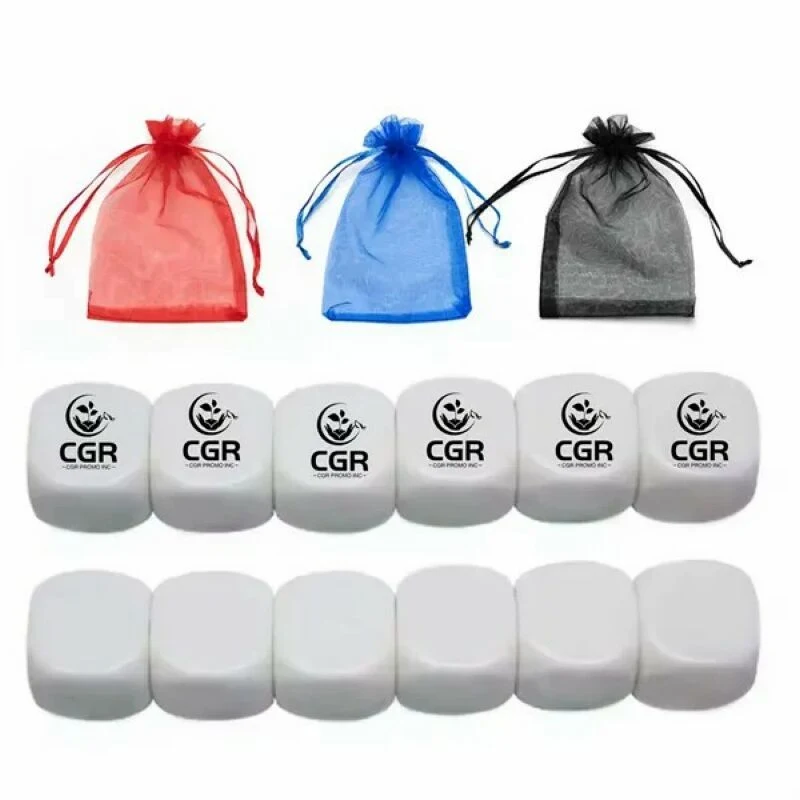 25mm Customized Funny Dice w/ Organza Bag 1