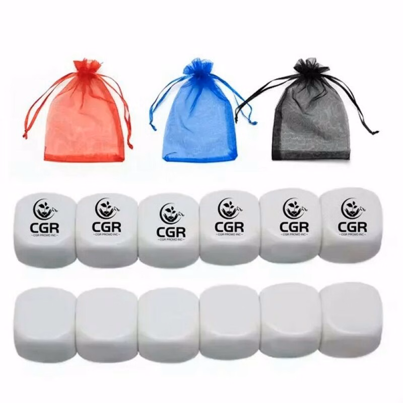 25mm Customized Funny Dice w/ Organza Bag