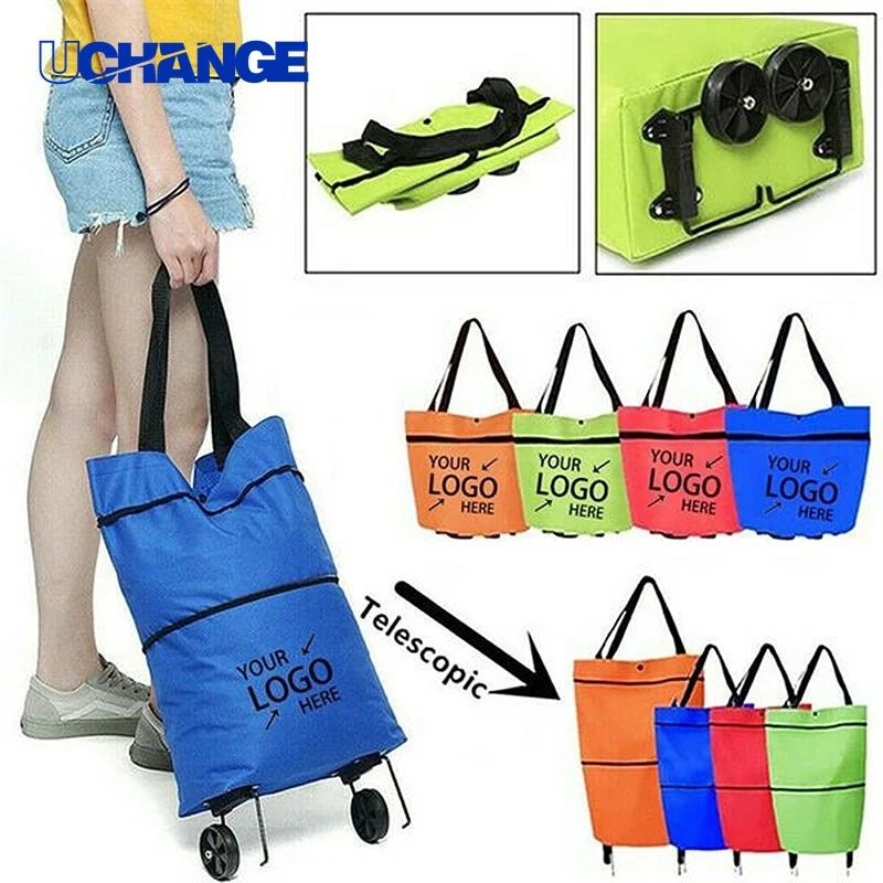 Foldable Shopping Trolley Bag for Groceries 1