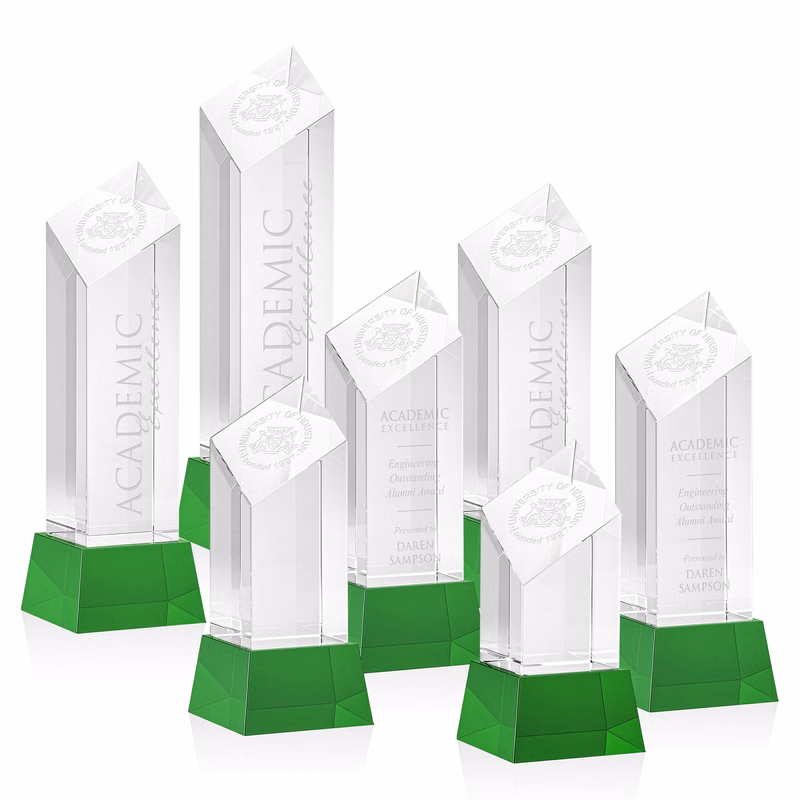 Barone Award on Base - Green