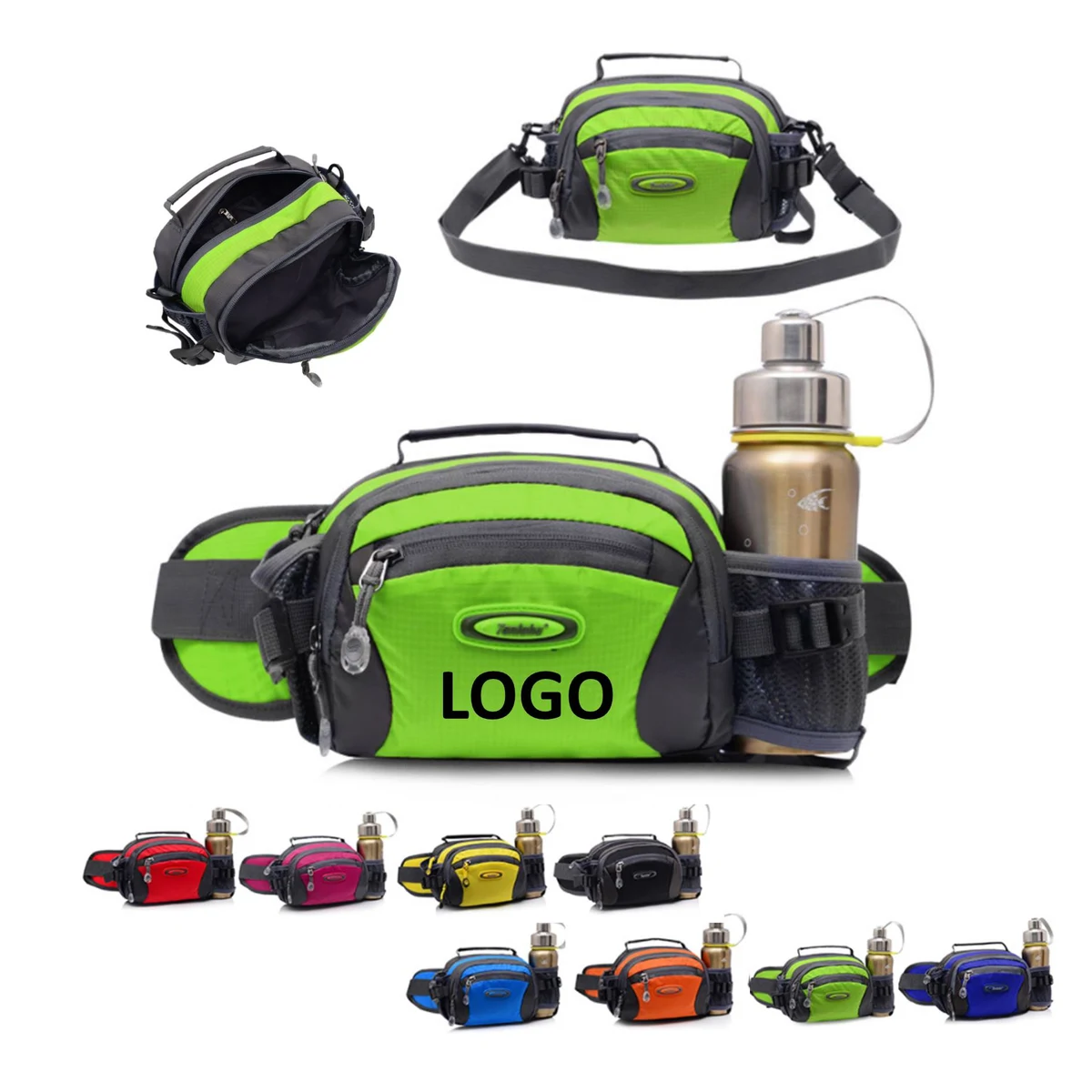 Outdoor Water Bottle Shoulder Bag Fanny Pack 1