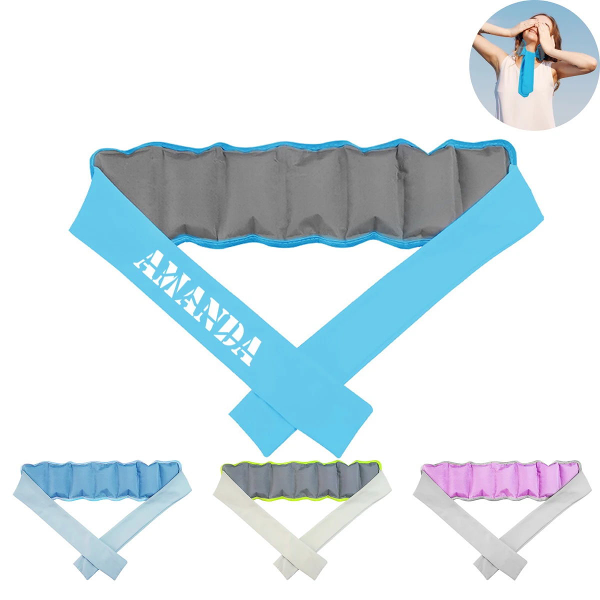 Sport Reusable Neck Cooling Ice Towel 1