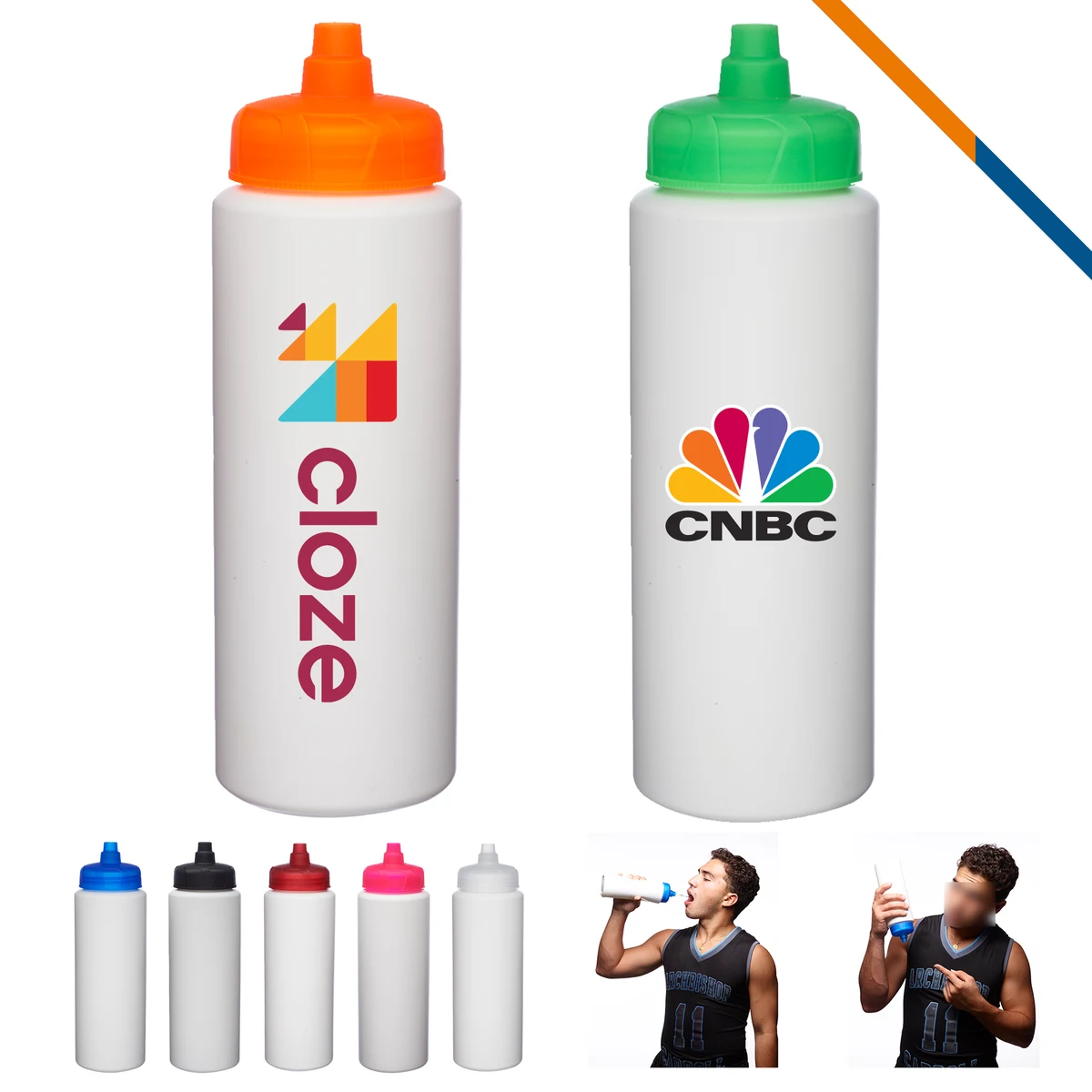 Melbin Plastic Water Bottle - 32 OZ. 1