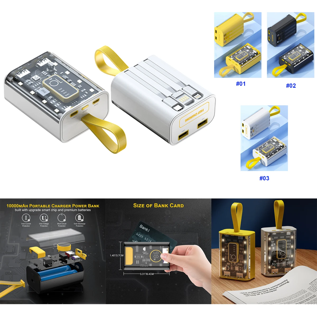 Portable Charger 20000mAh,10W Fast Charging 1