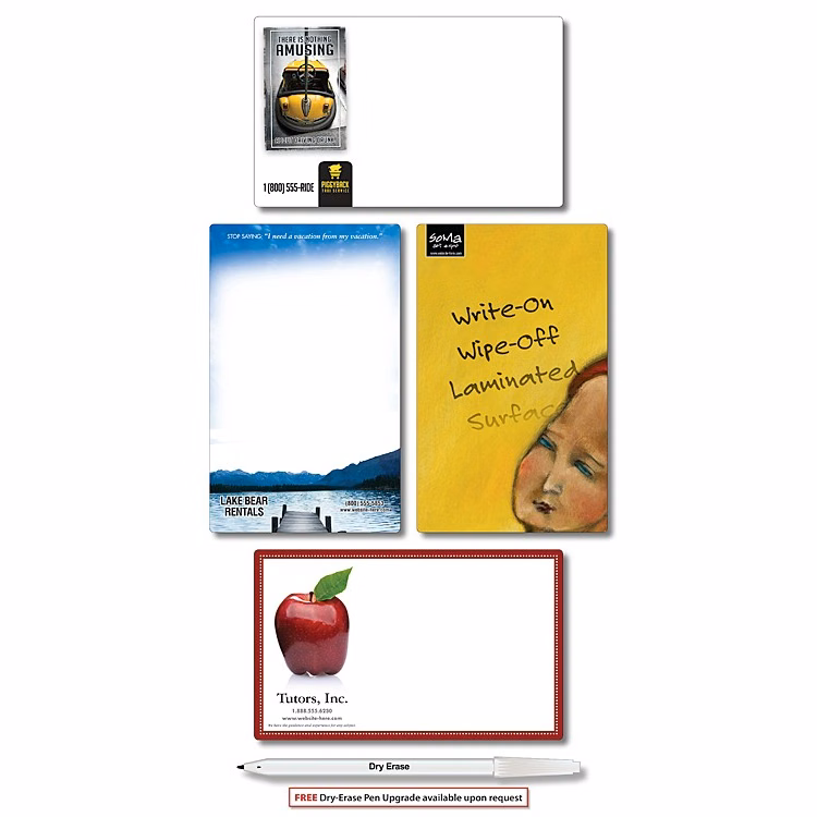 Extra-Thick Laminated Mini Memo Board - 5.25x8.5 - 24 pt.