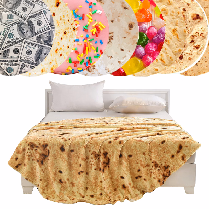 Blanket Customizable Burrito Ultimate Cozy Gift Tortilla