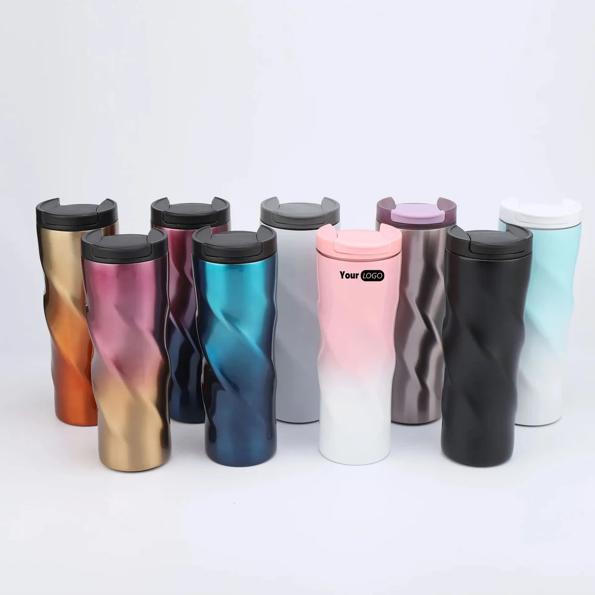 16 oz Coffee Mug Tumbler Bottle Water 1