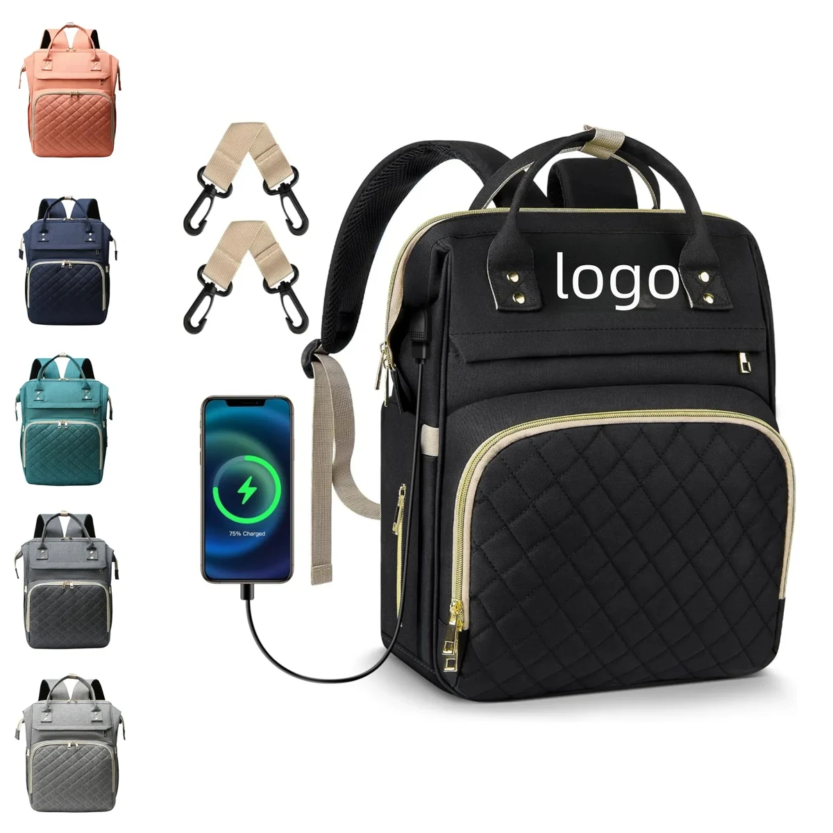 Large Diaper Bag Backpack 1