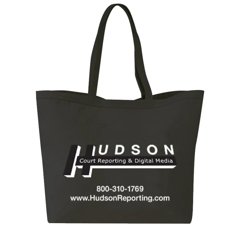 Canvas Big Tote, custom tote bag with logo imprint 1