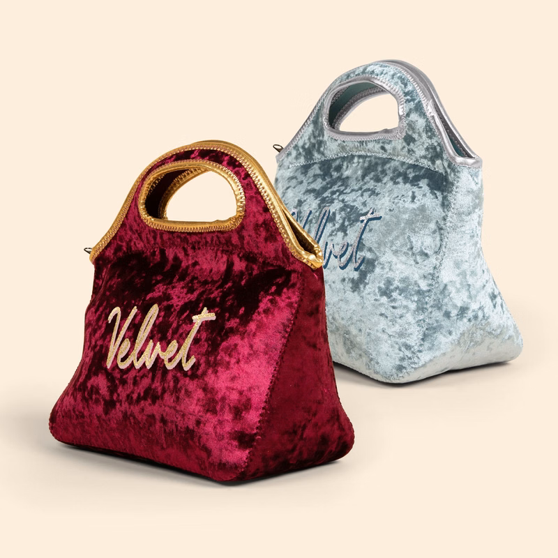 GRAN KLUTCH - VELVET NEOPRENE LUNCH BAG
