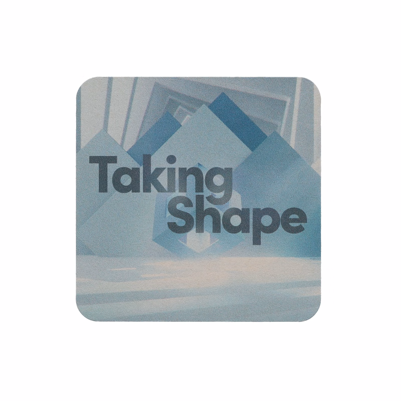 Coaster Pulpboard 80 pt 4.000" Square Digital Print