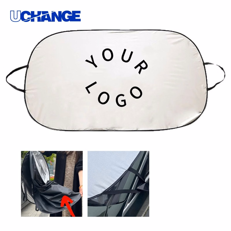 Heat Blocking Car Shade with Silkscreen Logo for Promotions