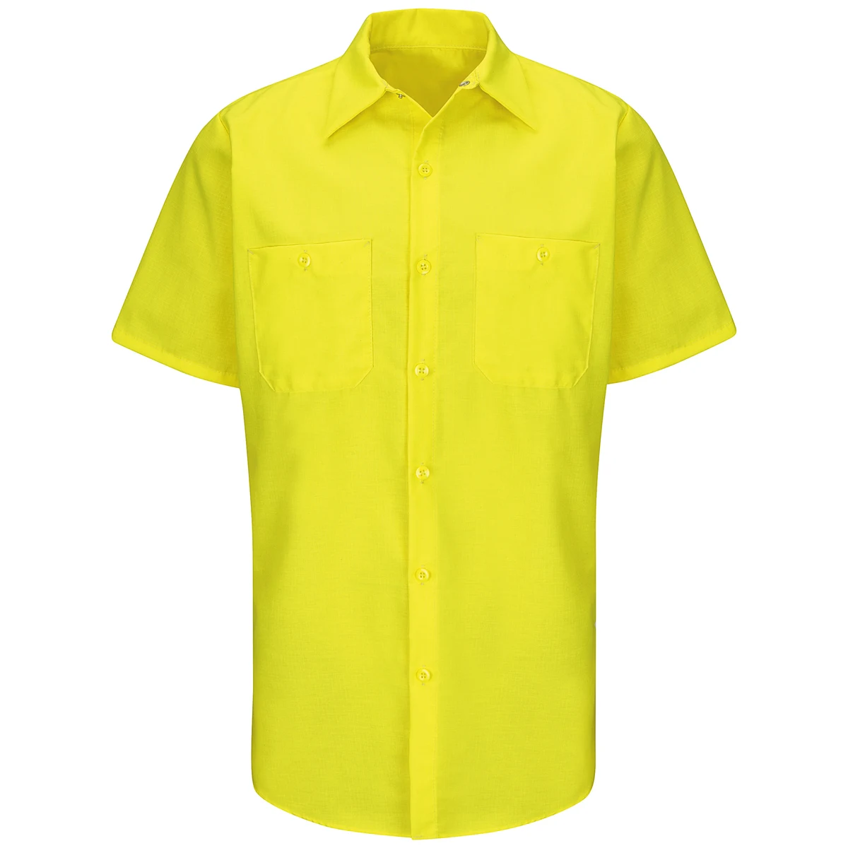 Red Kap® Short Sleeve Enhanced Visibility Ripstop Work Shirt 1
