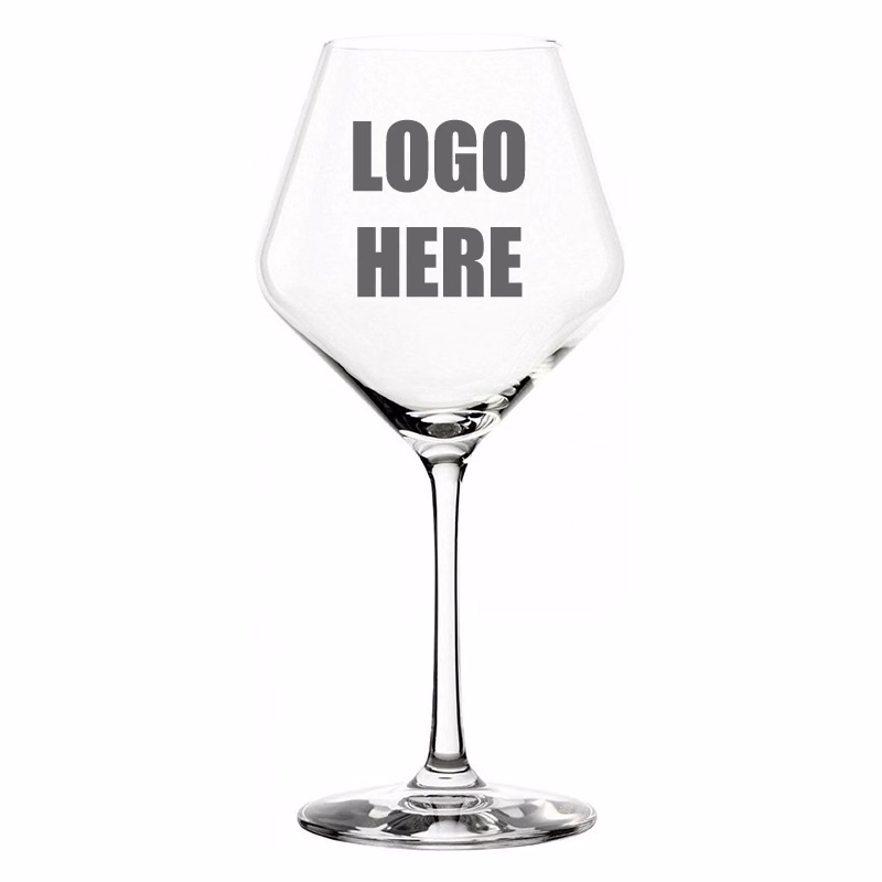 Custom 22 oz Burgundy Wine Glasses