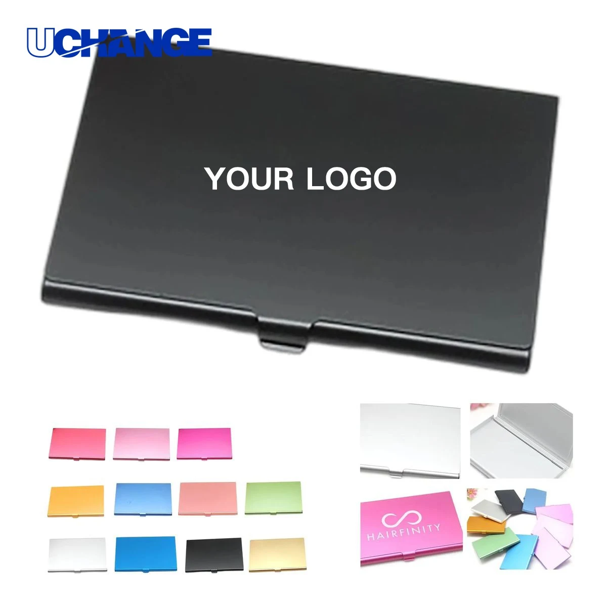 Pocket Card Case Holder with Logo 1