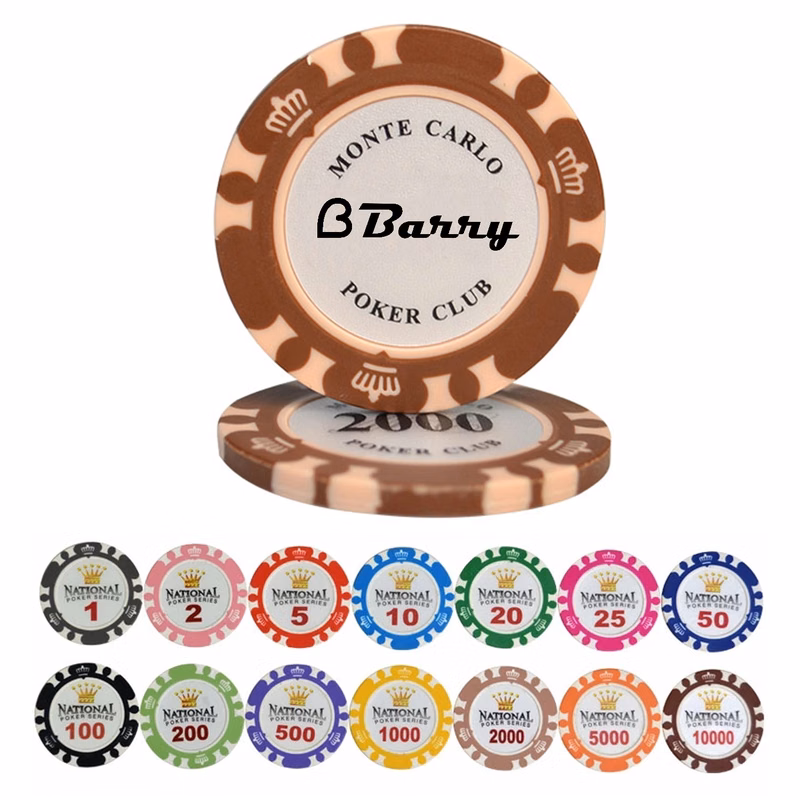 Round Plastic Poker Chips