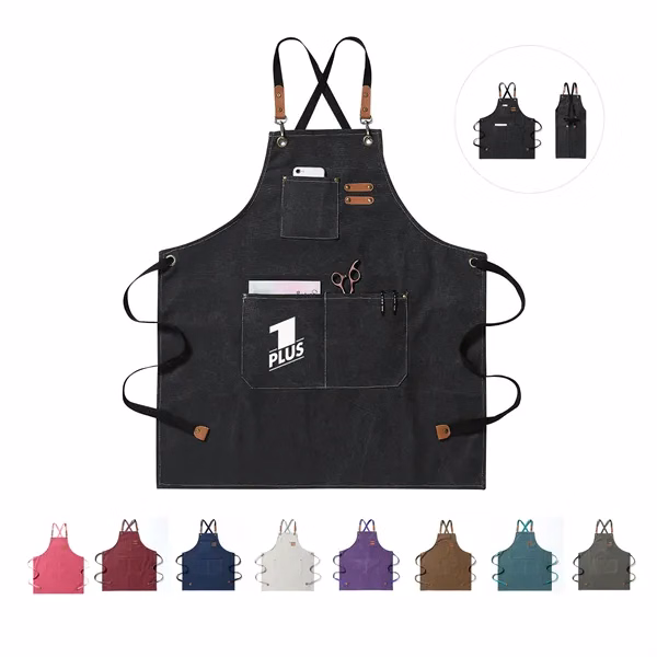 Kitch Style Cotton Canvas Apron