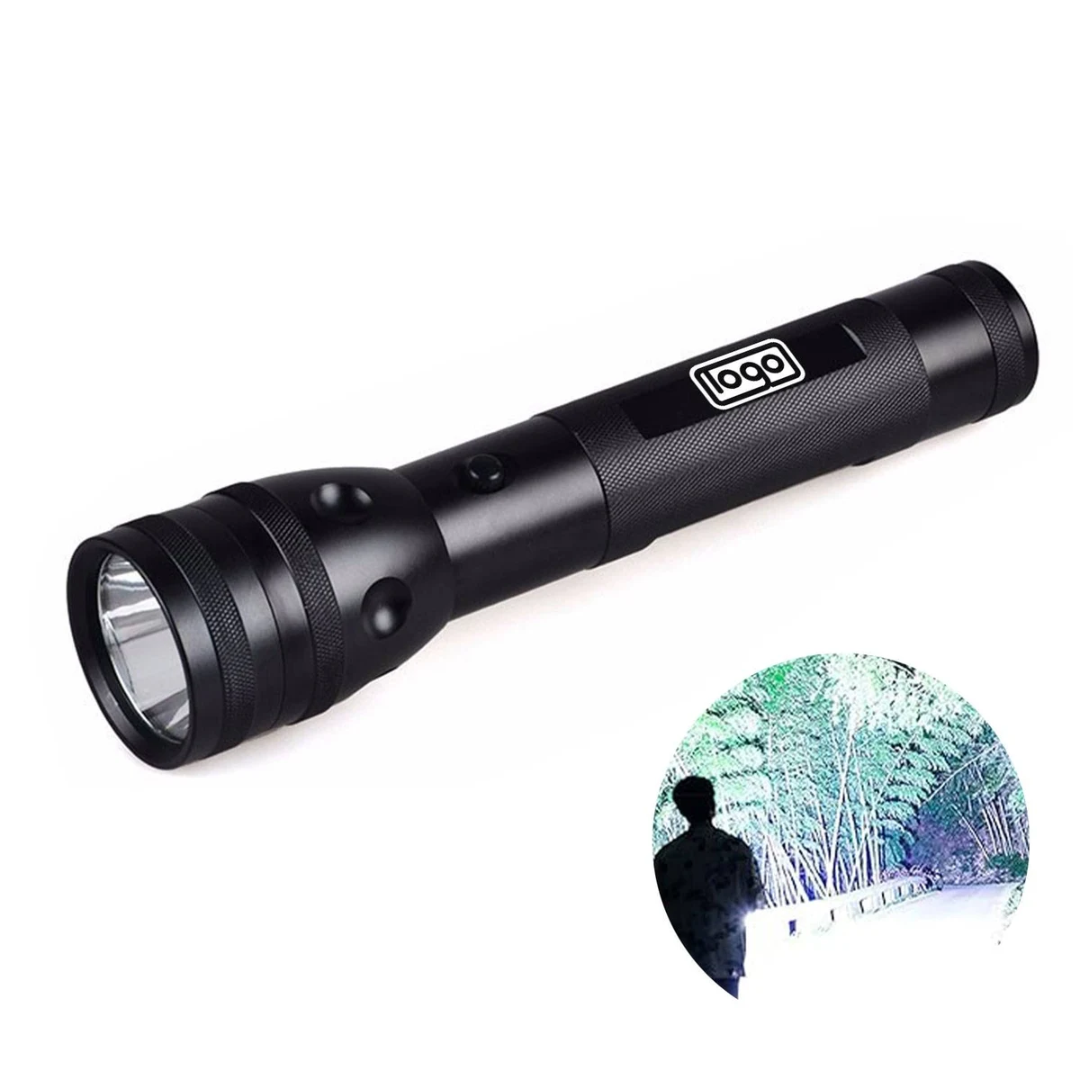 Heavy-Duty LED Flashlight - 3 Modes & Waterproof High-Lumen 1