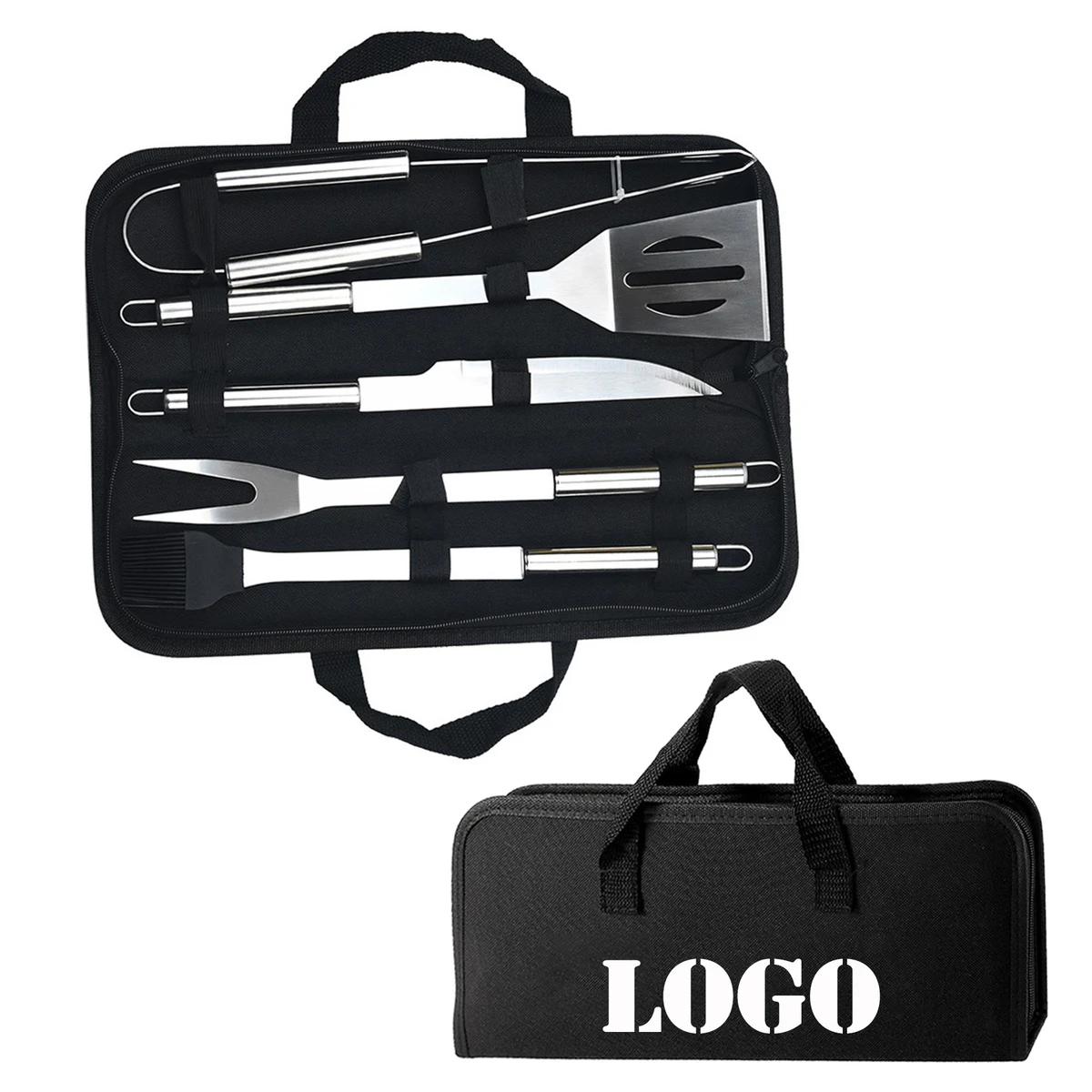 5-Piece Stainless Steel Bbq Set 1