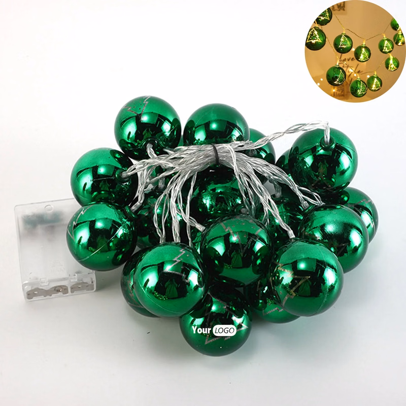 Christmas Ball Ornaments With Led Lights