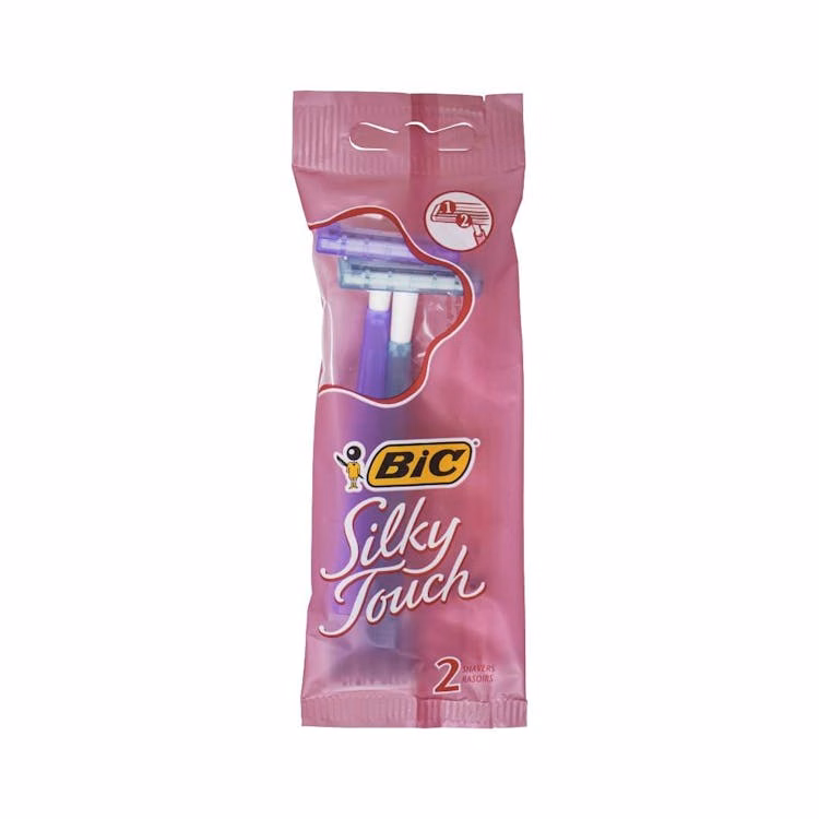 Bic Silky Touch Razor - 2 Pack Twin-Blade