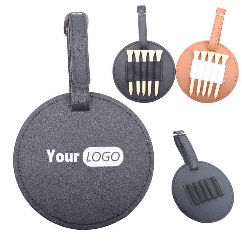 Leather Personalized Golf Tee Pocket