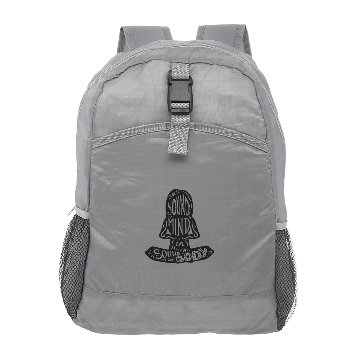 Foldable Backpack (1 Color Imprint) 1