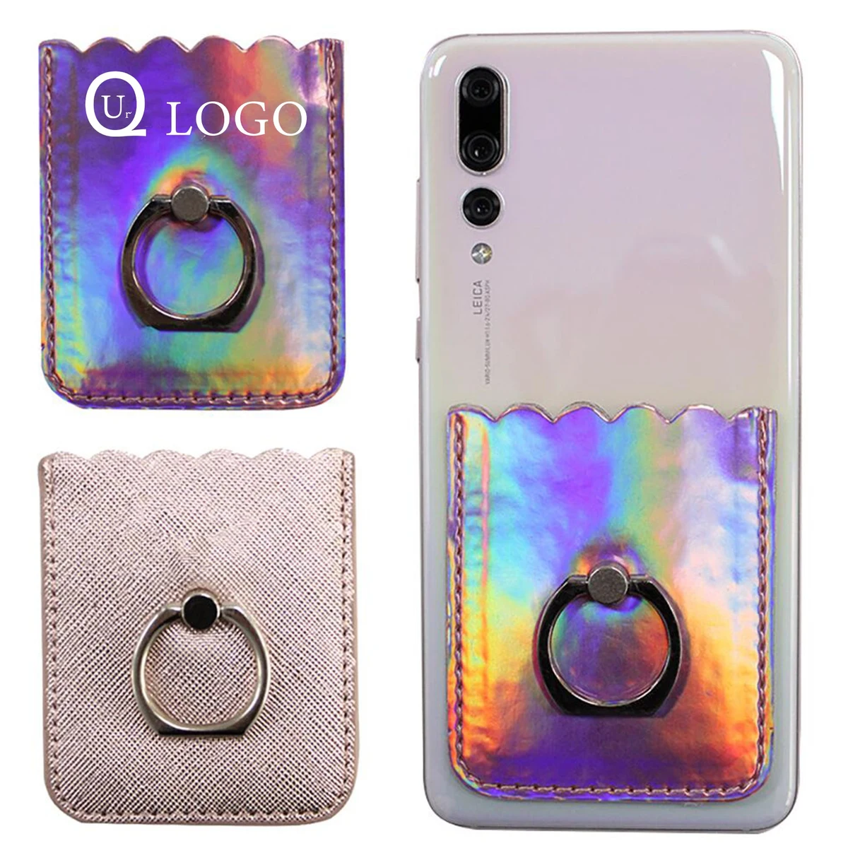 Phone Back Sticker With Ring Buckle 1