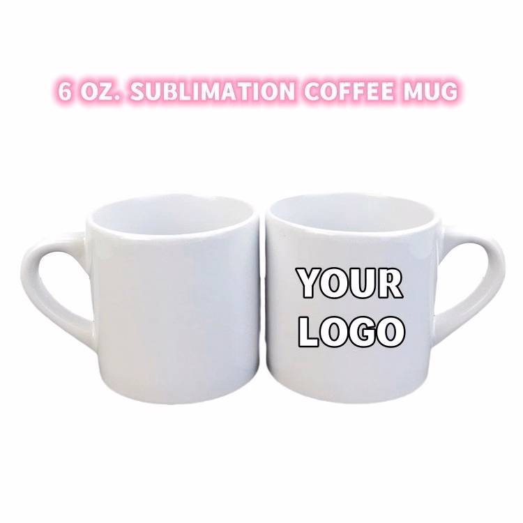 Full Color Sublimated 6 Oz. Ceramic Coffee Cup