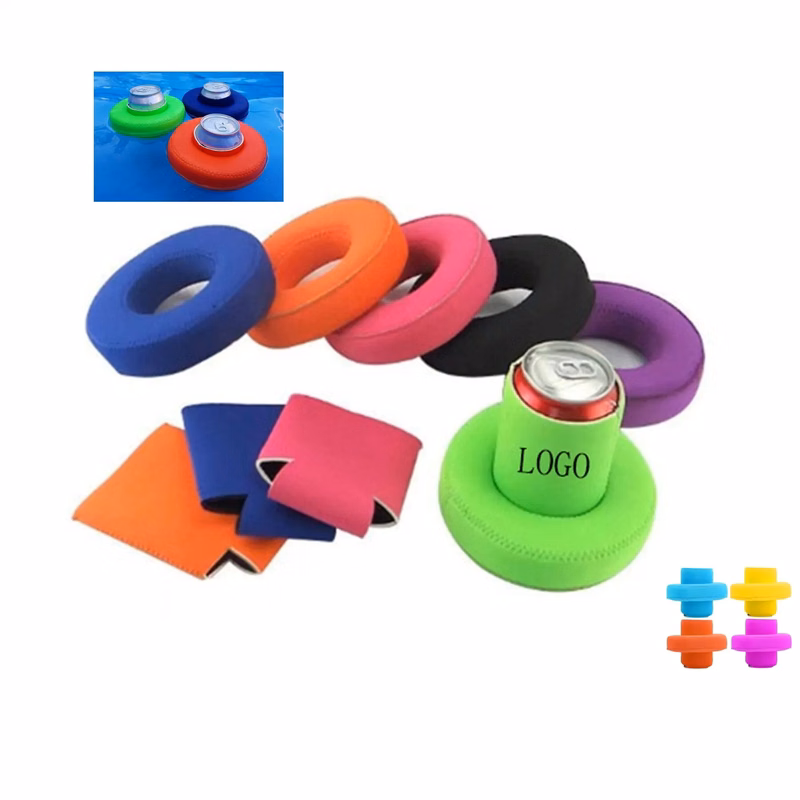 Neoprene Floating Drink Holder with Can Sleeves