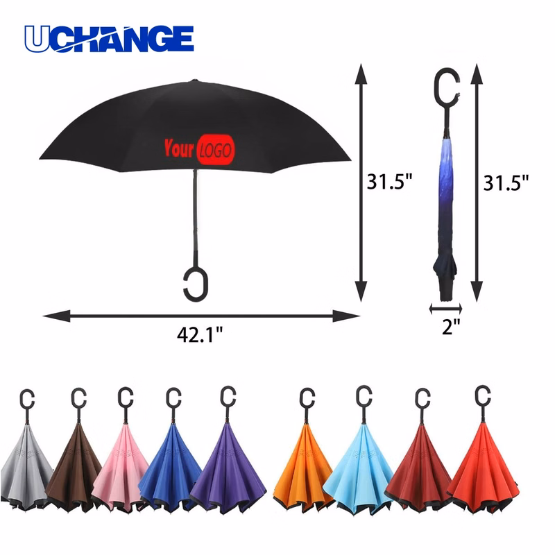 Hands Free Inverted Umbrella for Rain