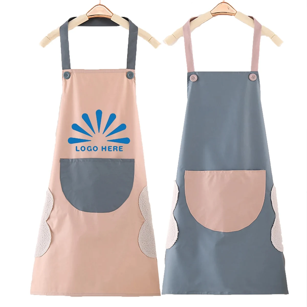 Cute With A Pocket Waterproof Apron 1