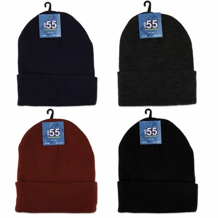 Adult Heavyweight Knit Hats Assorted Colors 1