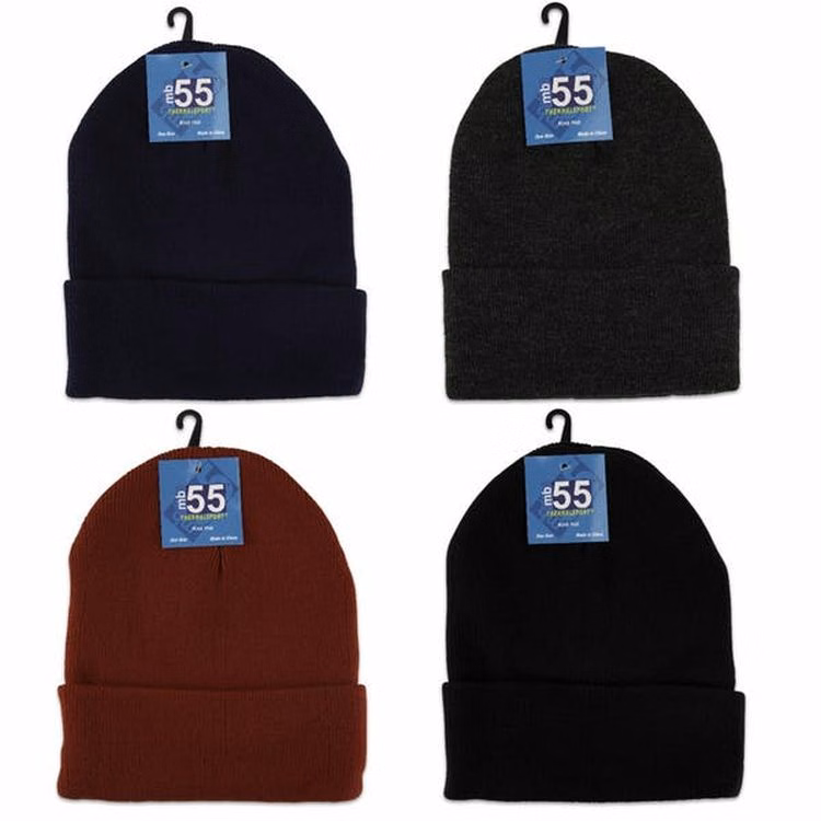 Adult Heavyweight Knit Hats Assorted Colors