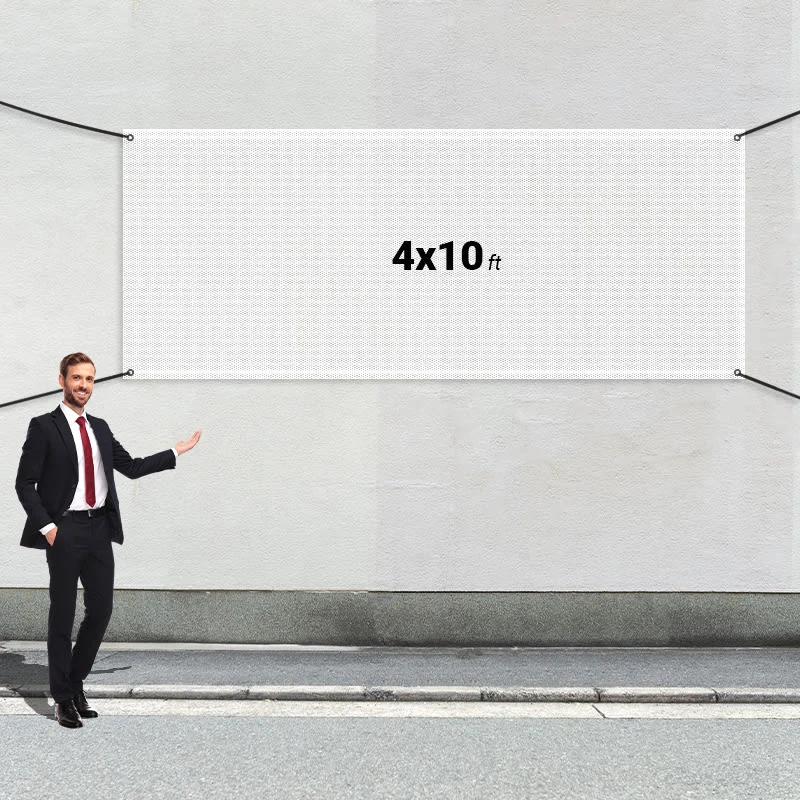 Custom 4' X 10' Mesh Banners 1
