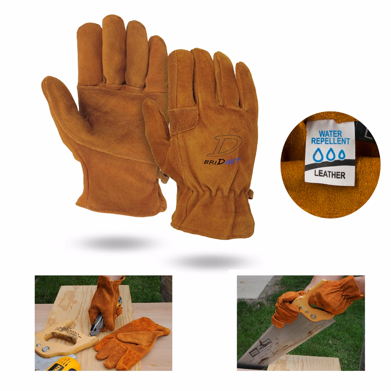 Water Repellent Leather Gloves