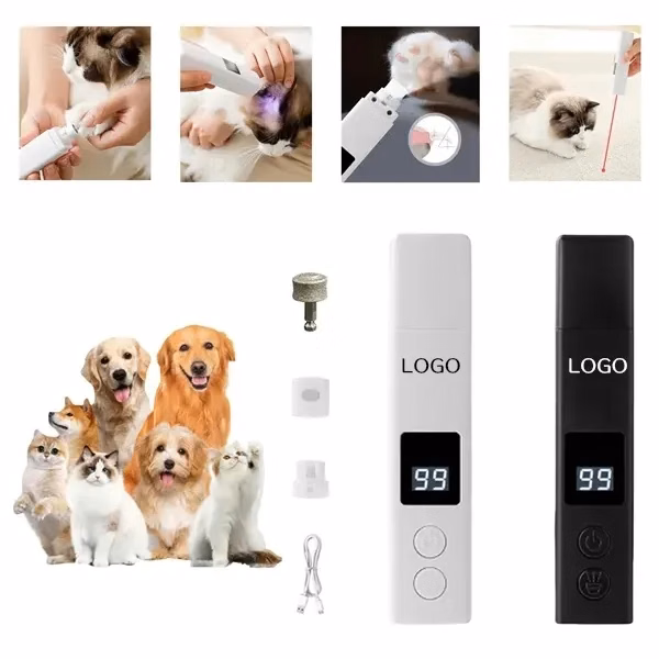 Silent Electric Pet Nail Grinder with Gentle Grooming