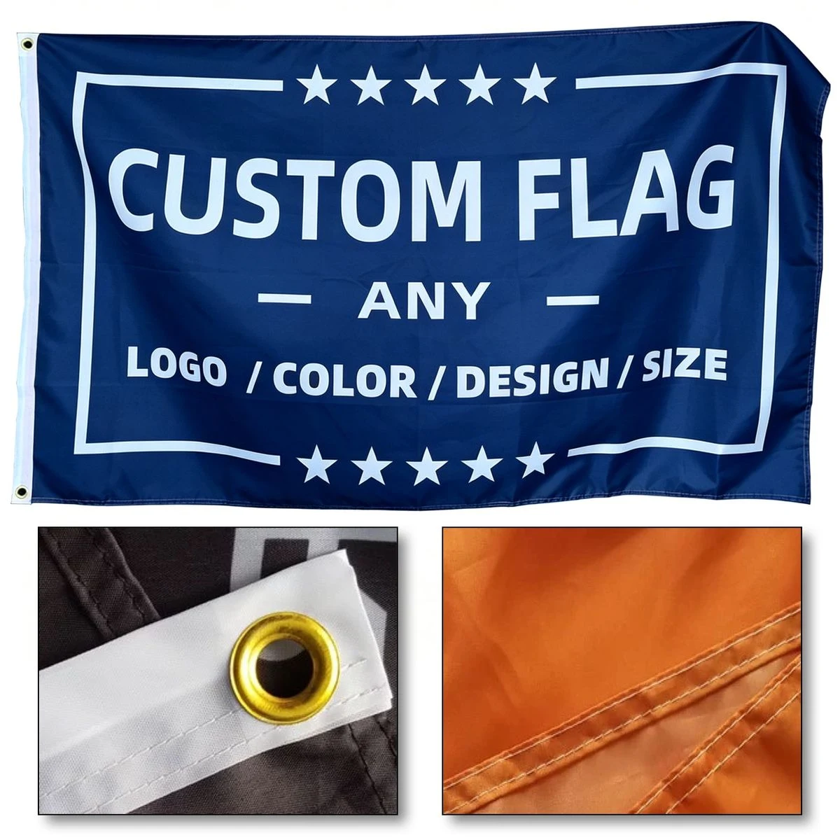 Bulk Digitally Printed Polyester Backdrop Flag for Festival 1