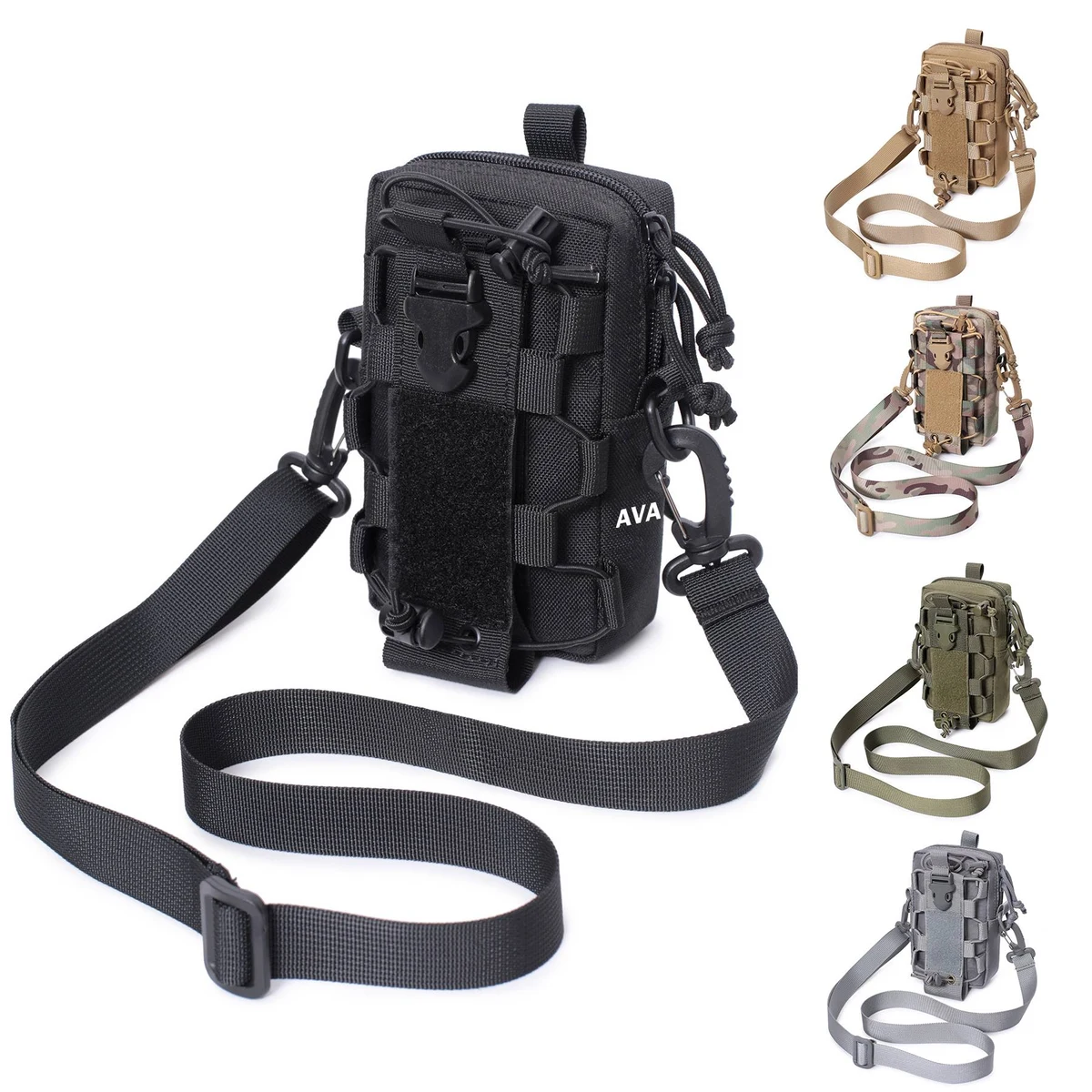 Nylon Camping Outdoor Water Bottle Cell Phone Tactical Bag 1