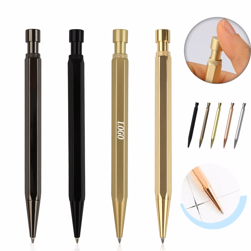 Press Type Metal Signature Ballpoint Pen