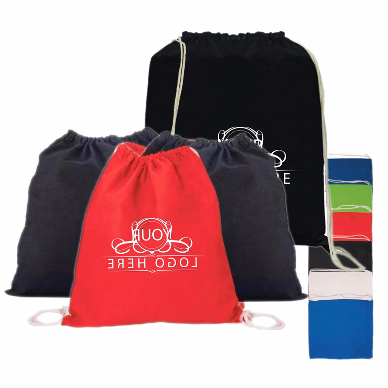 Cotton Drawstring Tote/ Backpack