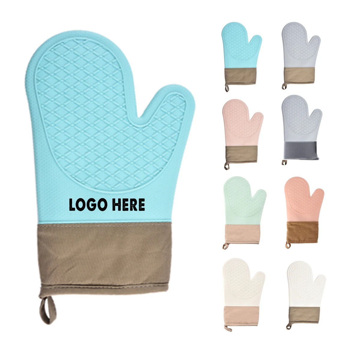Heat Guard Silicone Cooking Mitts 1