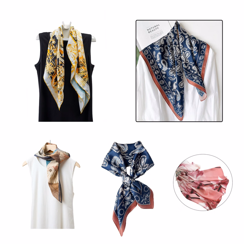 100% Silk Scarves Fully Customized