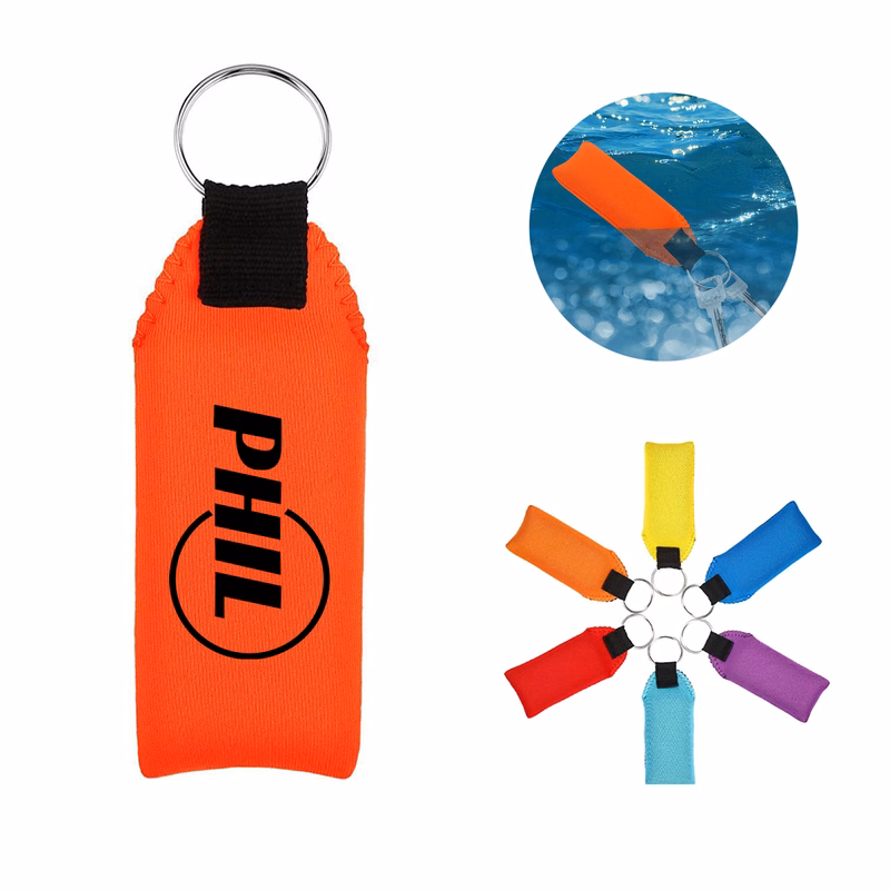 Printed Floating Neoprene Keychain Strap
