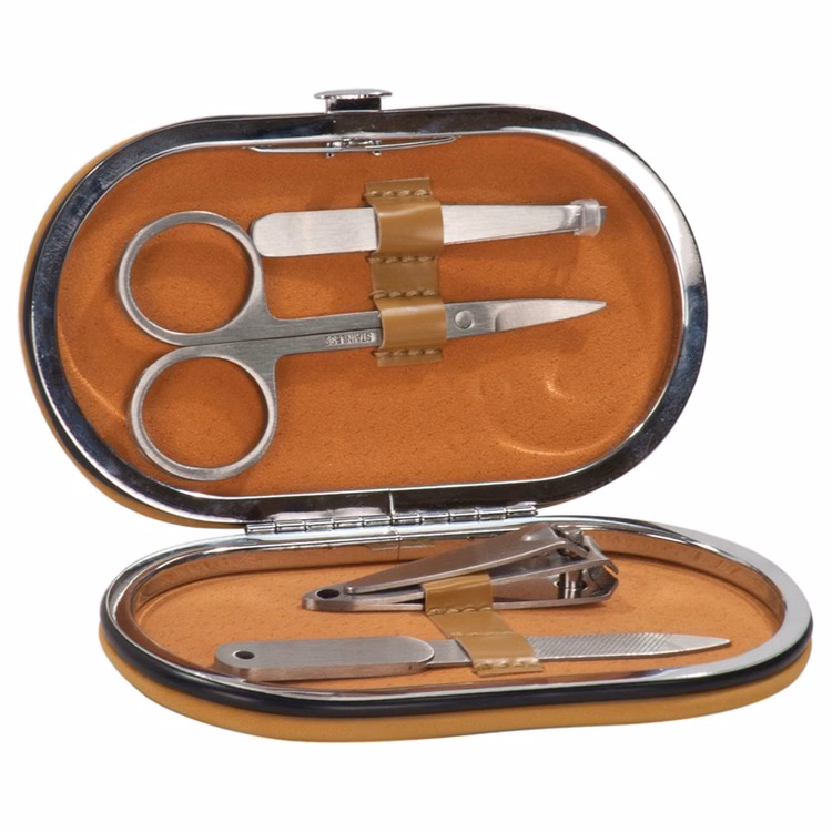 Faux Leather Tan Manicure Gift Set