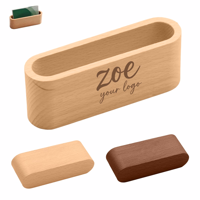 Customized Wooden Business Card Box