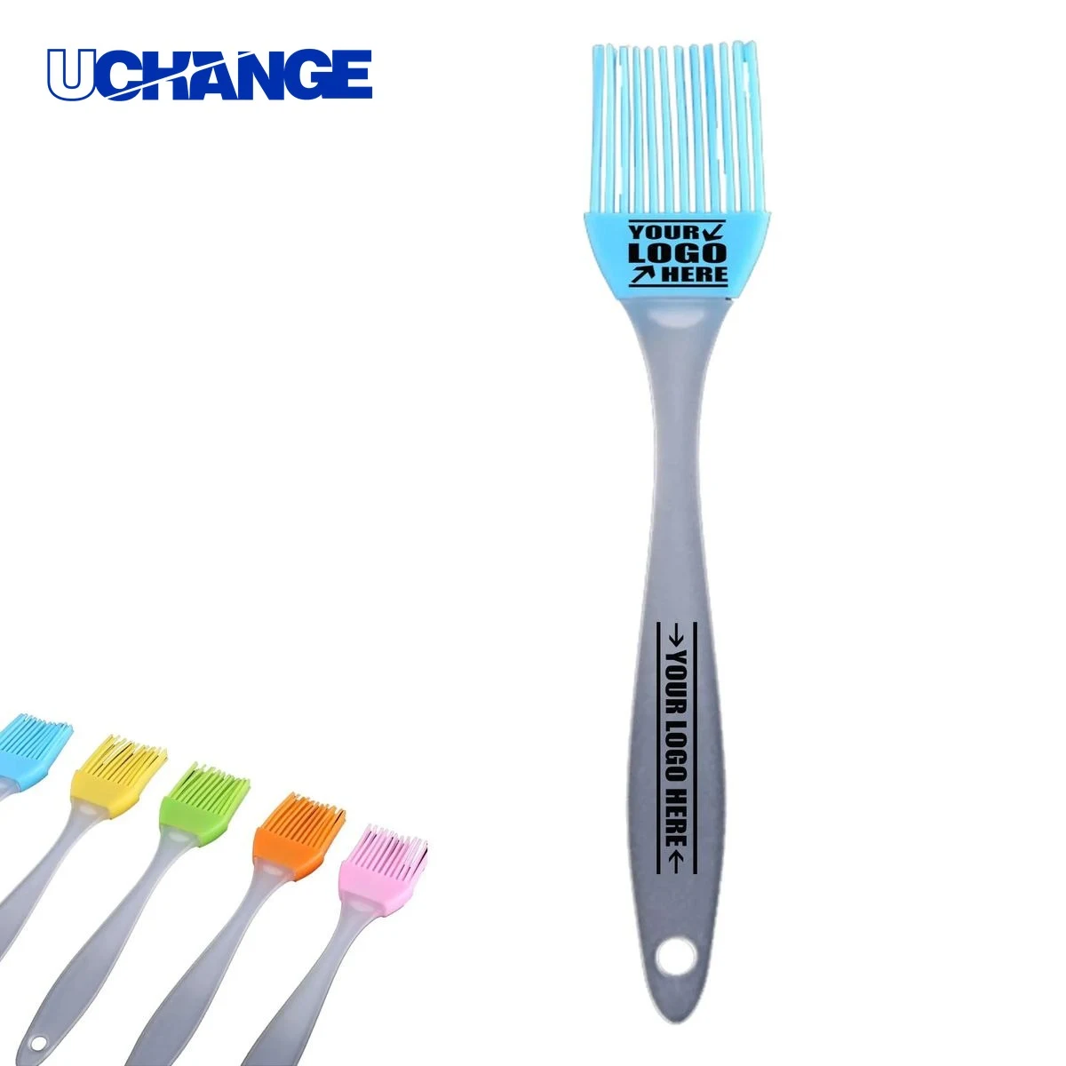 Short Handle Silicone BBQ Basting Brush 1