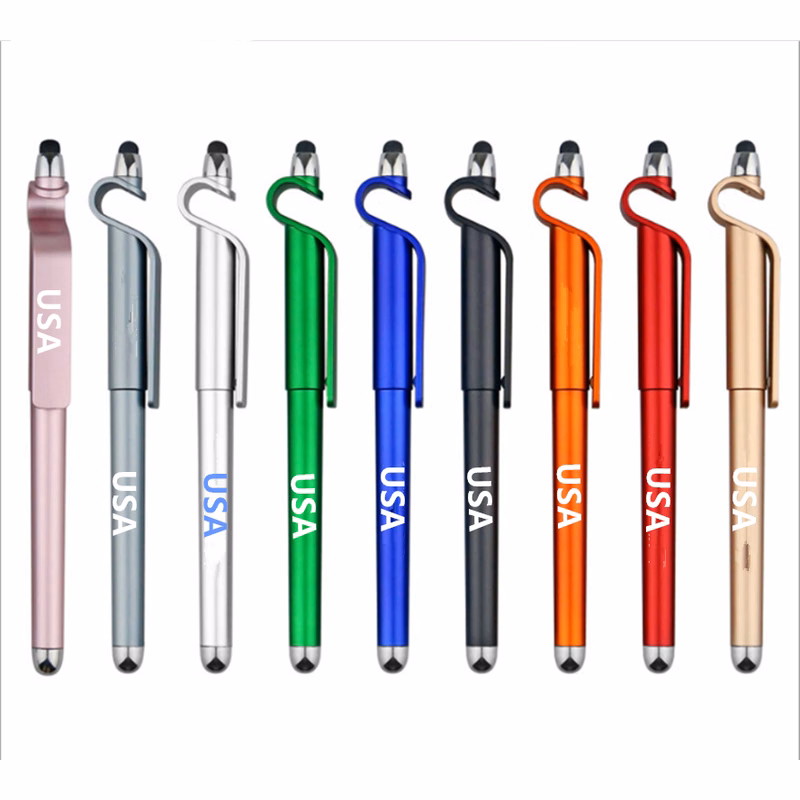 Plastic Pen With Phone Holder