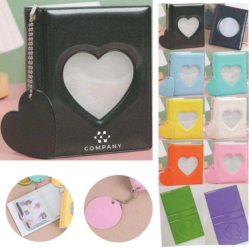 3" Photocard With Heart Pendant 32 Pockets 1