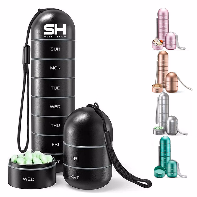 Waterproof Detachable Weekly Pill Organizer Box